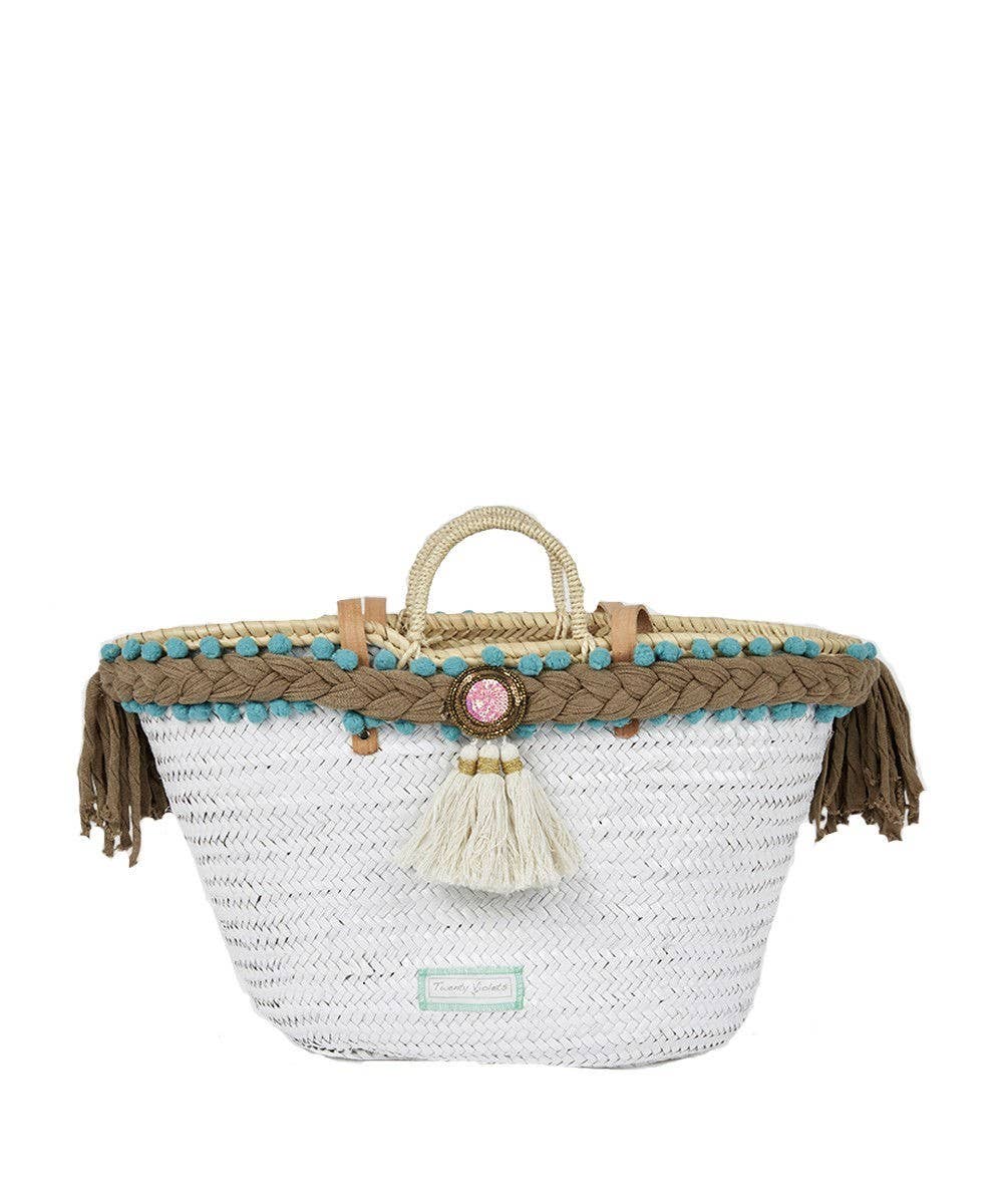 Twenty Violets - Vente Sac de plage - Couffin moyen grand S'Agaro - 53 x 30 cm4