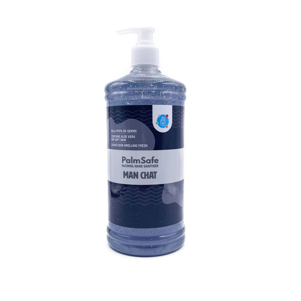 Palm Safe - Wholesale Hand Sanitizer - One Litre Pump Bottles of Premium Hand Sanitiser0