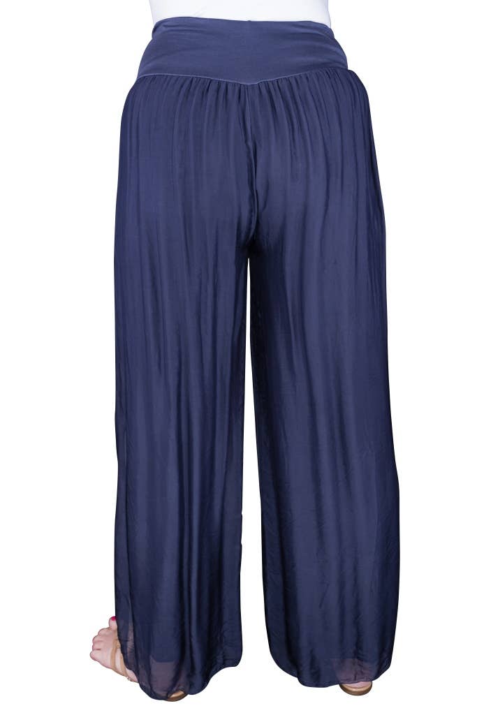 TINA Stephens Italy/Tees By Tina - Wholesale Pants - Women's - Eva Silk Side Slit Pant (PL206)15