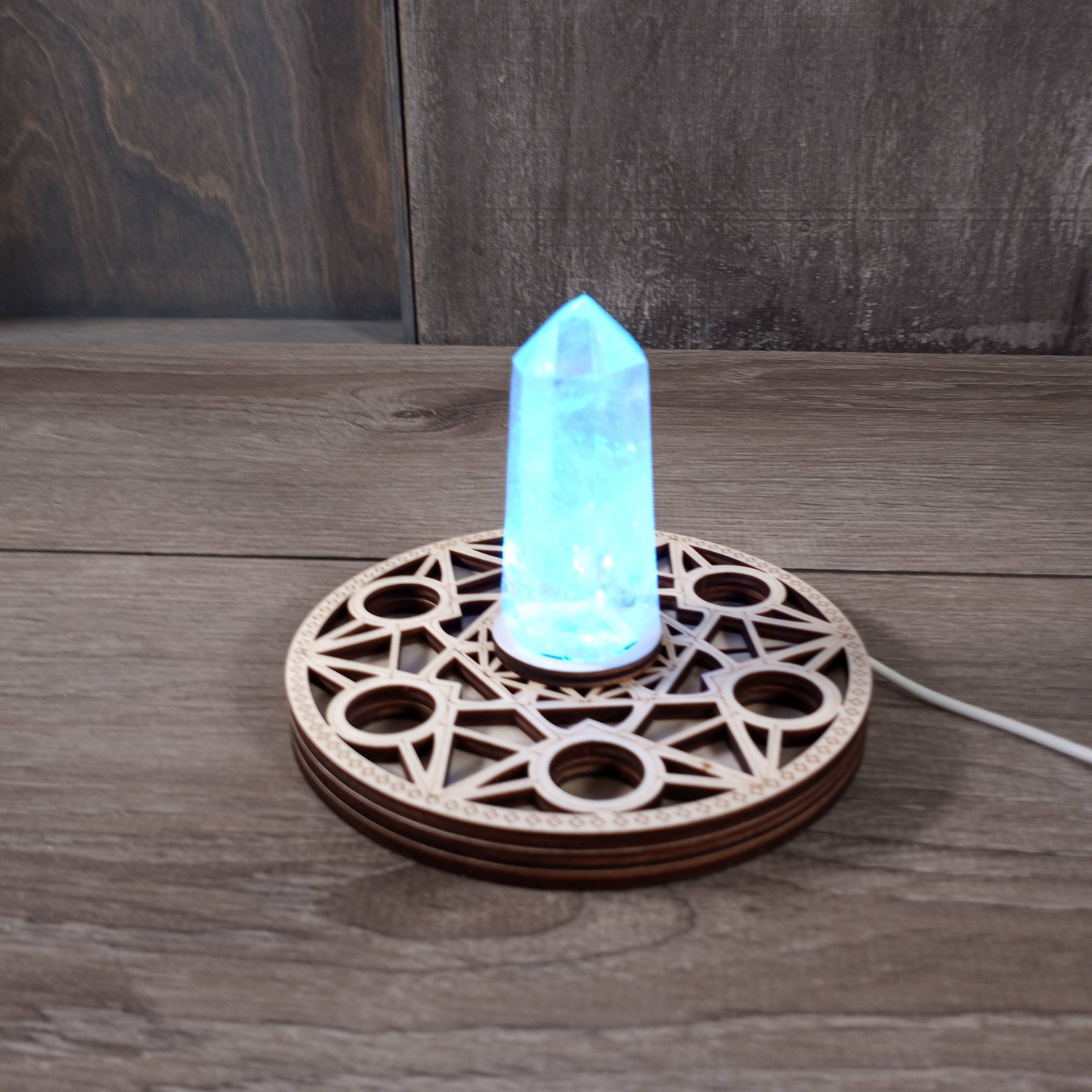 Keystone Crystals - Wholesale Spirituele steen/kristal - LED Kristal Display Lichtstand – Groothandel voor Winkeliers1