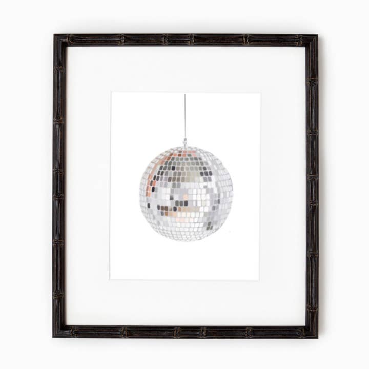 Disco Ball Wall Art, Disco Ball Print for wholesale by Art and Soul