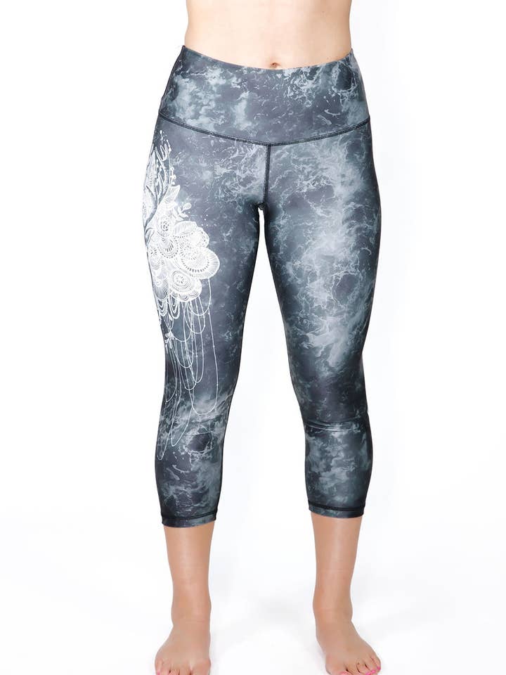 Deer Love Grey Capri for wholesale by Nominou Designs