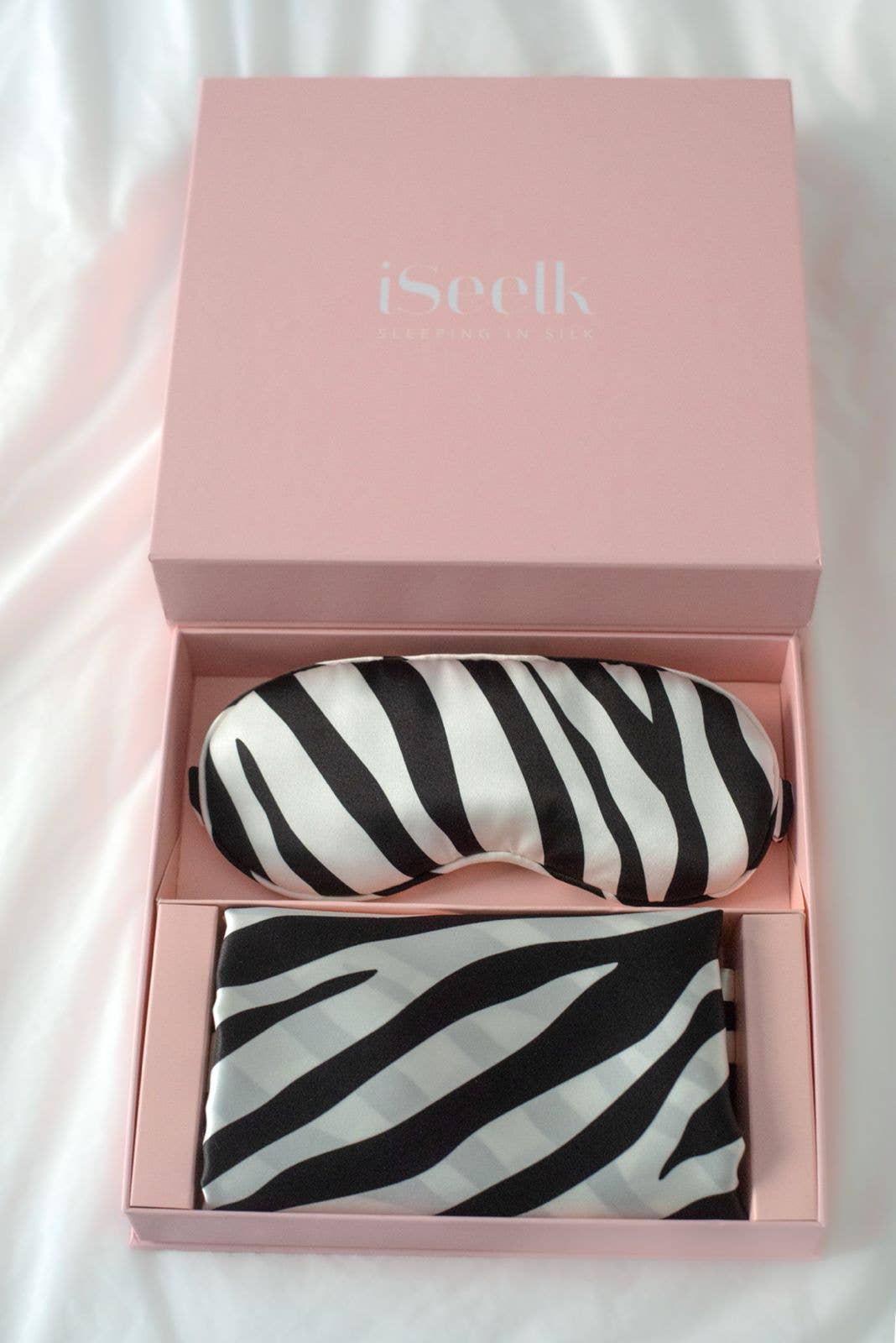 ISeelk - Wholesale Hoofdkussenhoes/met rits - Zebra. zijden kussensloop5