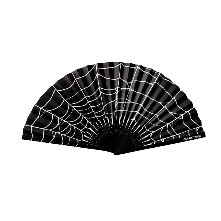 Spindelvävspappershandfläkt för wholesale av Gold St. Press
