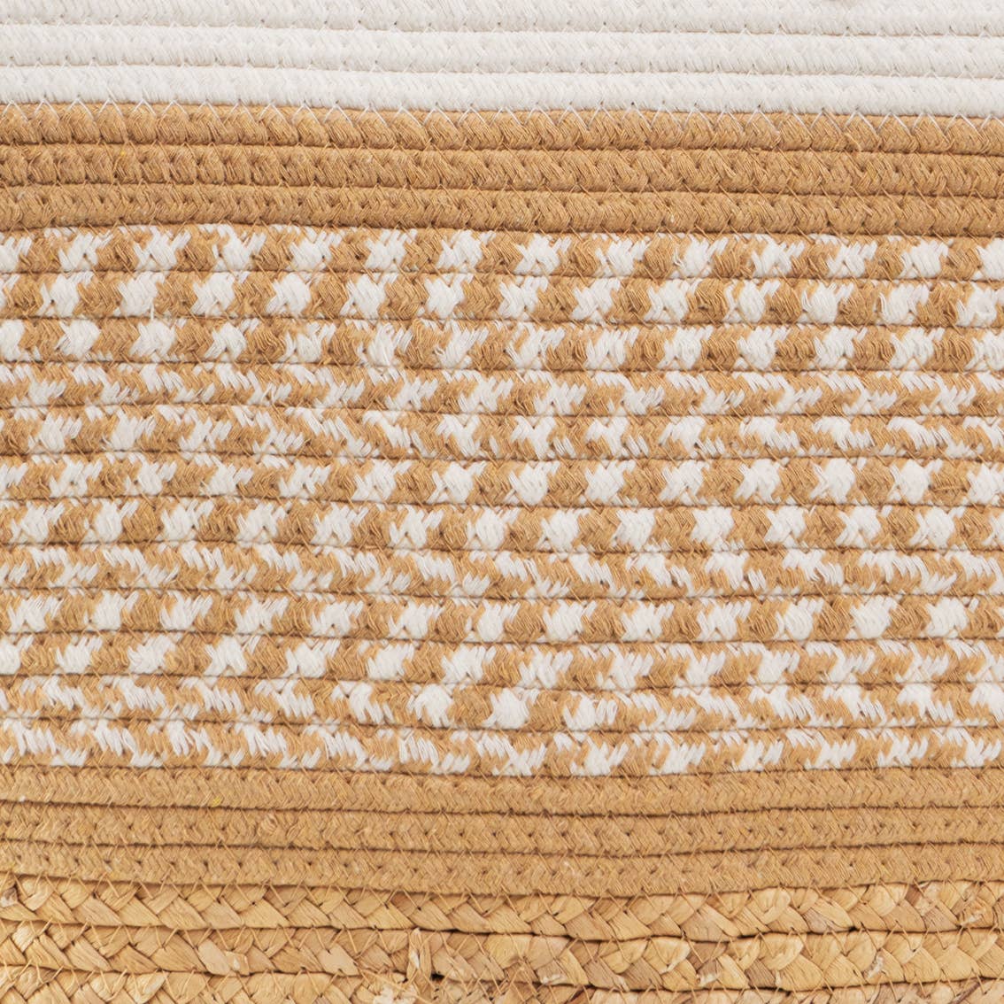 Magid - Wholesale Draagtas - Dames - Magid Natuurlijke Katoenen Geweven & Imitatie Leren Schoudertas7