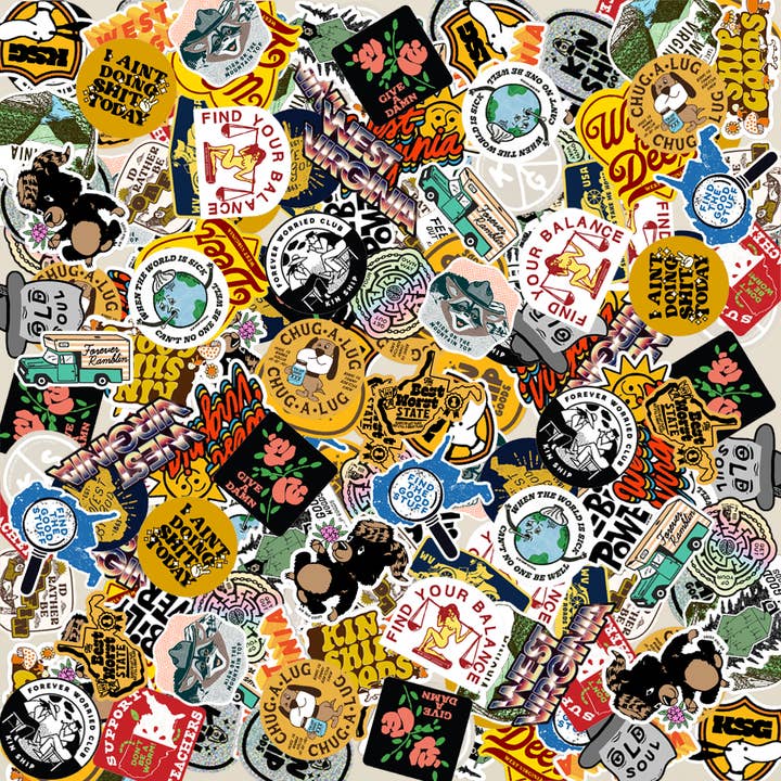 Kin Ship Goods - Wholesale Sticker - Hillbilly Power Sticker2