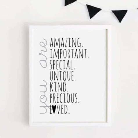 You Are Amazing Print for wholesale by Pink Rabbit Designs