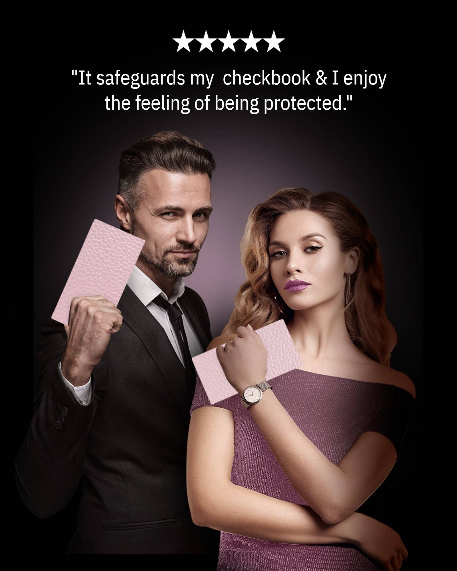 Access Denied Accessories - Wholesale Wallet - Unisex - Genuine Leather Checkbook Cover For Women &Men RFID Blocking52