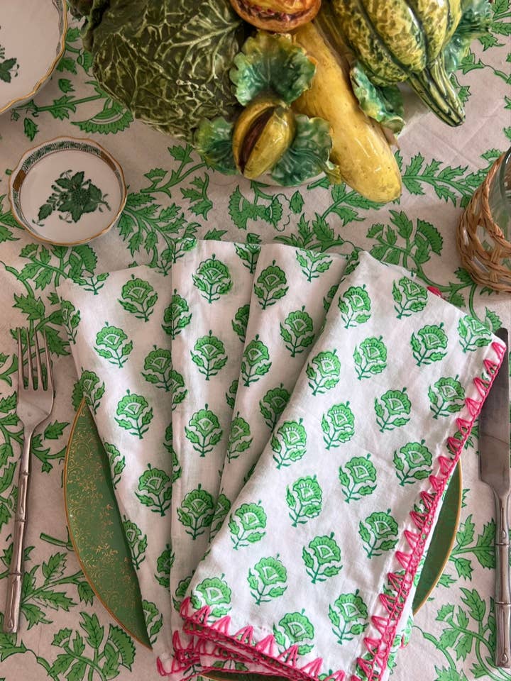 Vert Dinner Napkins - Set of 4 for wholesale by VOYAGE