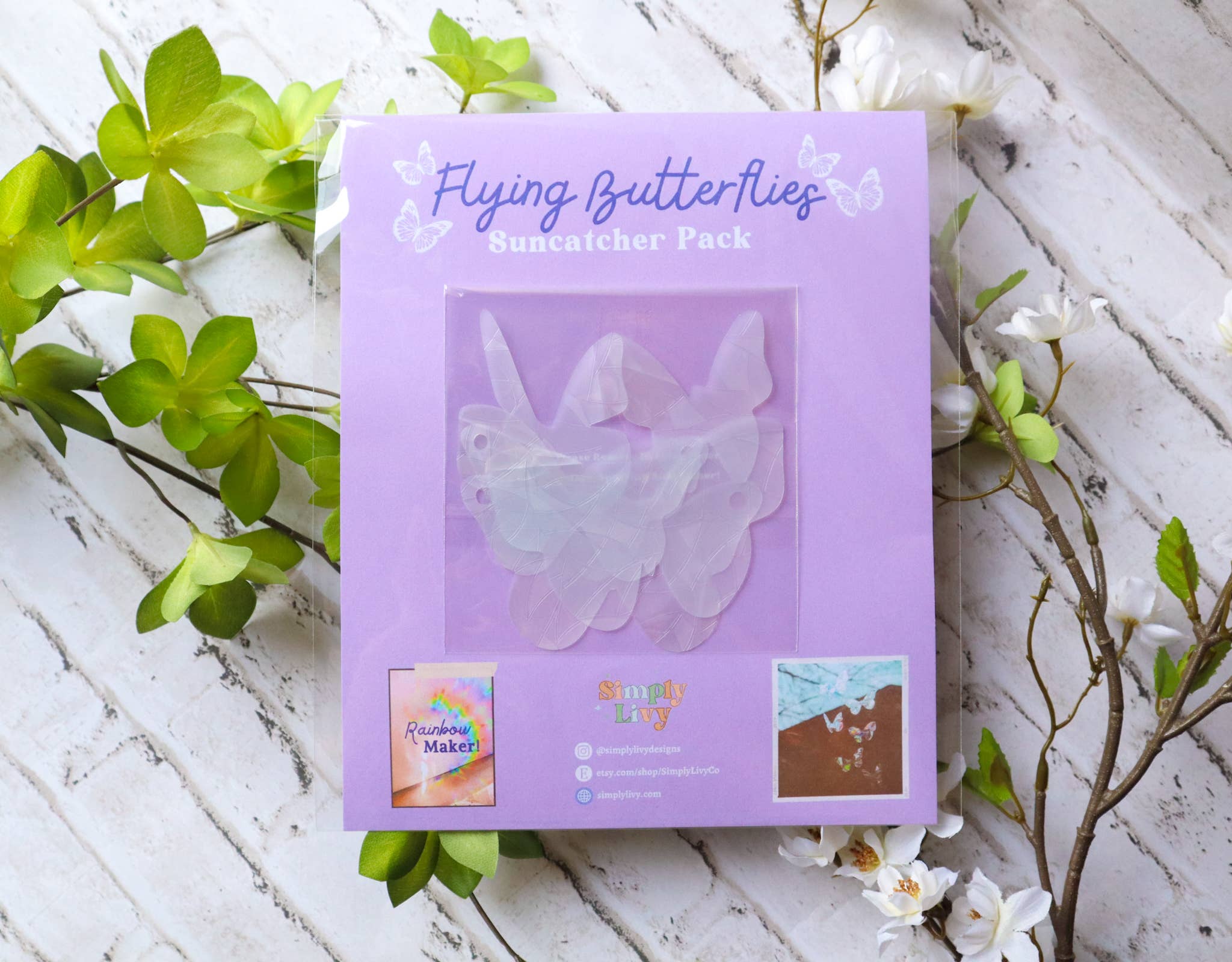 Simply Livy – Suncatcher por atacado – Suncatchers voadores borboletas | 6 Suncatcher4