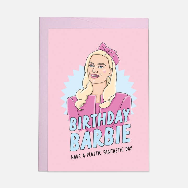 Birthday Barbie - greeting card for wholesale by Kaart Blanche