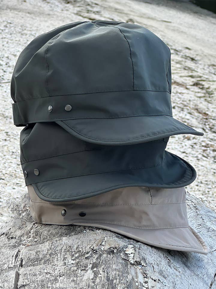 Rain Cap Classy Style: Charcoal : Code: HDC-RN Waterproof for wholesale by DCP Designs