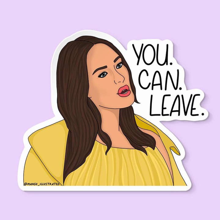 Vous pouvez laisser l'autocollant. pour la vente par MangoIllustrated