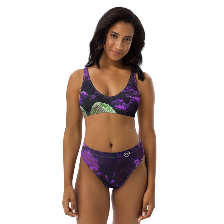 Maillot de bain deux pièces Purple Ocean pour la vente par Freeyourmindfashion