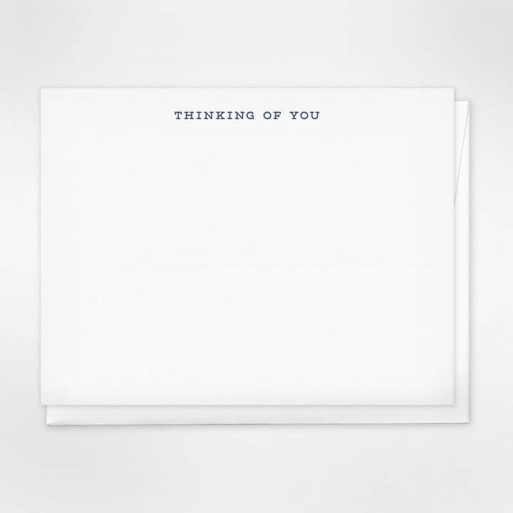 Denken aan jou - Notitiesets met boekdruk voor wholesale door Huckleberry Letterpress