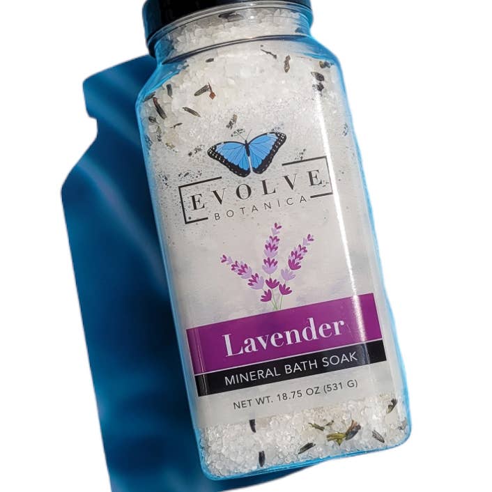 Bath Salt / Mineral Soak - Lavender Spa for wholesale by Evolve Botanica