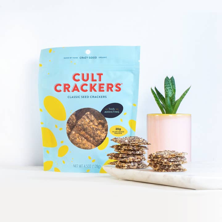 Cult Crackers - Wholesale Crackers - Classic Seed Crackers Healthy Gluten Free Organic Snacks4