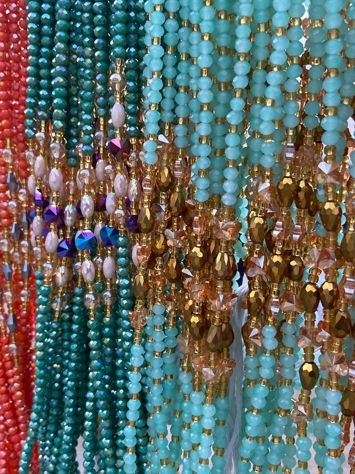 New Crystal WaistBeads Wholesale for wholesale by Beadworkz ByMichelle