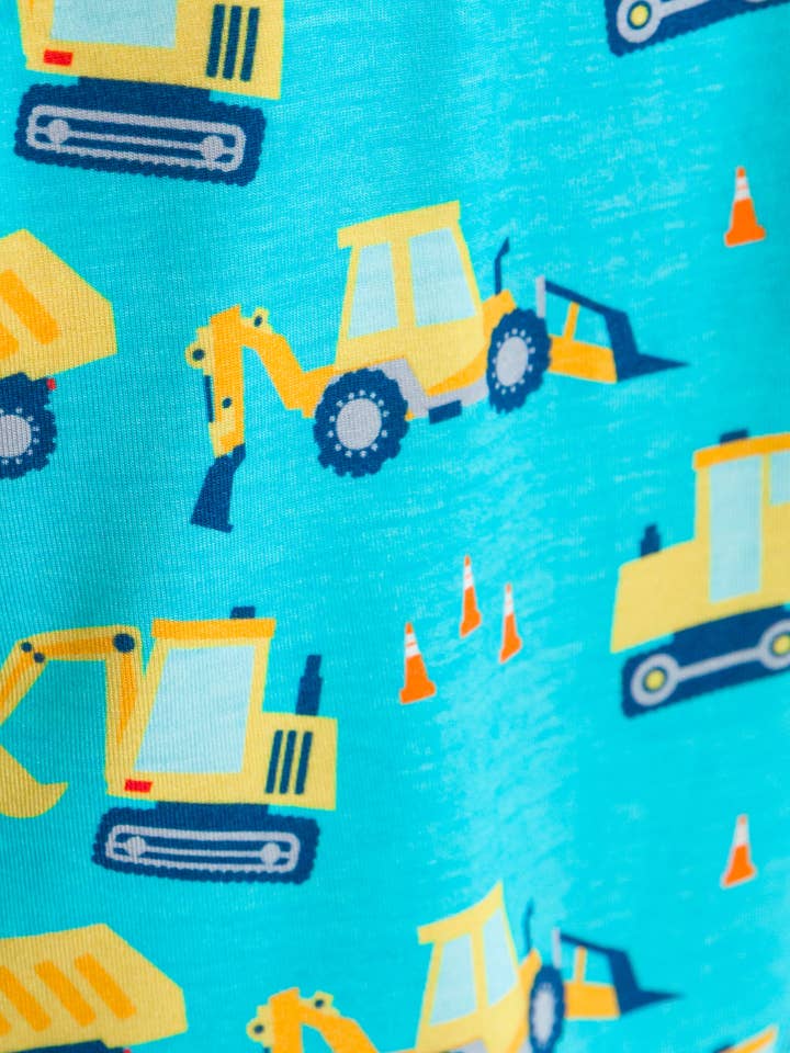 Azul Conjunto de Pijama de Manga Comprida SoftSnooze™ Kids em Viscose de Bambu Sob Construção para venda a revendedores na Faire5