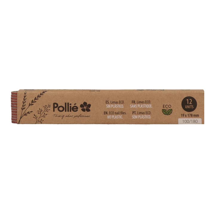 Eurostil Pack 12 Limes Éco Double Grain 100/180 pour la vente par SUBLIME BEAUTY WHOLESALER SL