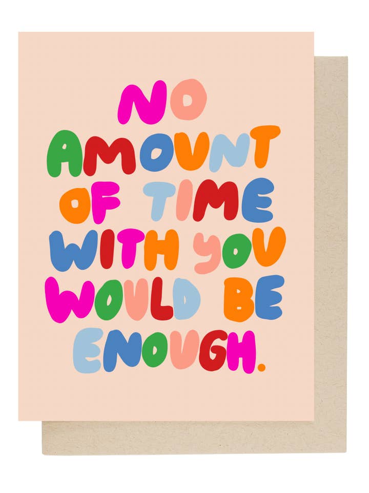 Time With You Card - Case Pack of 6 Cards for wholesale by People I've Loved