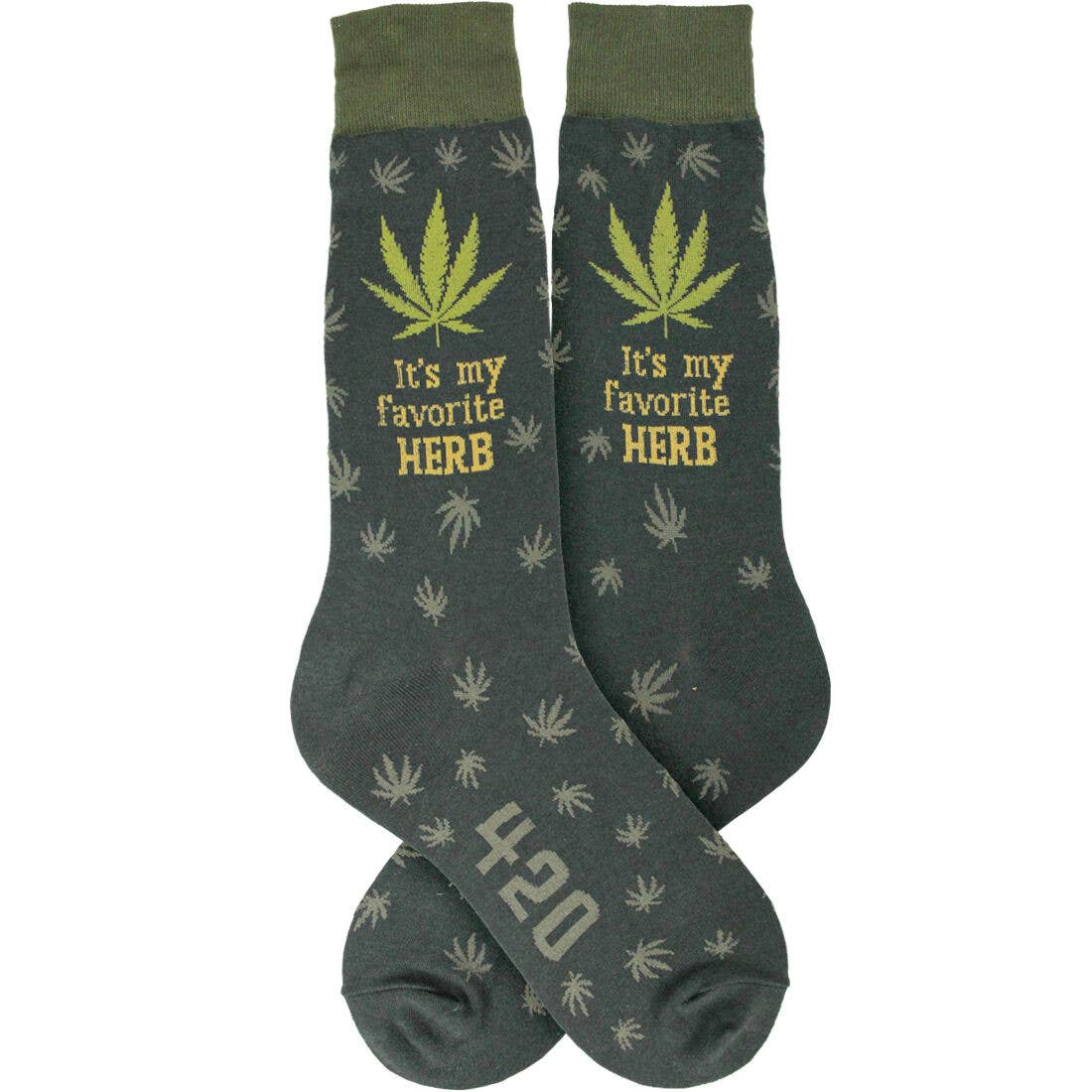 Foot Traffic Socks – wholesale Socks – Men's – Men's Marijuana Socks0