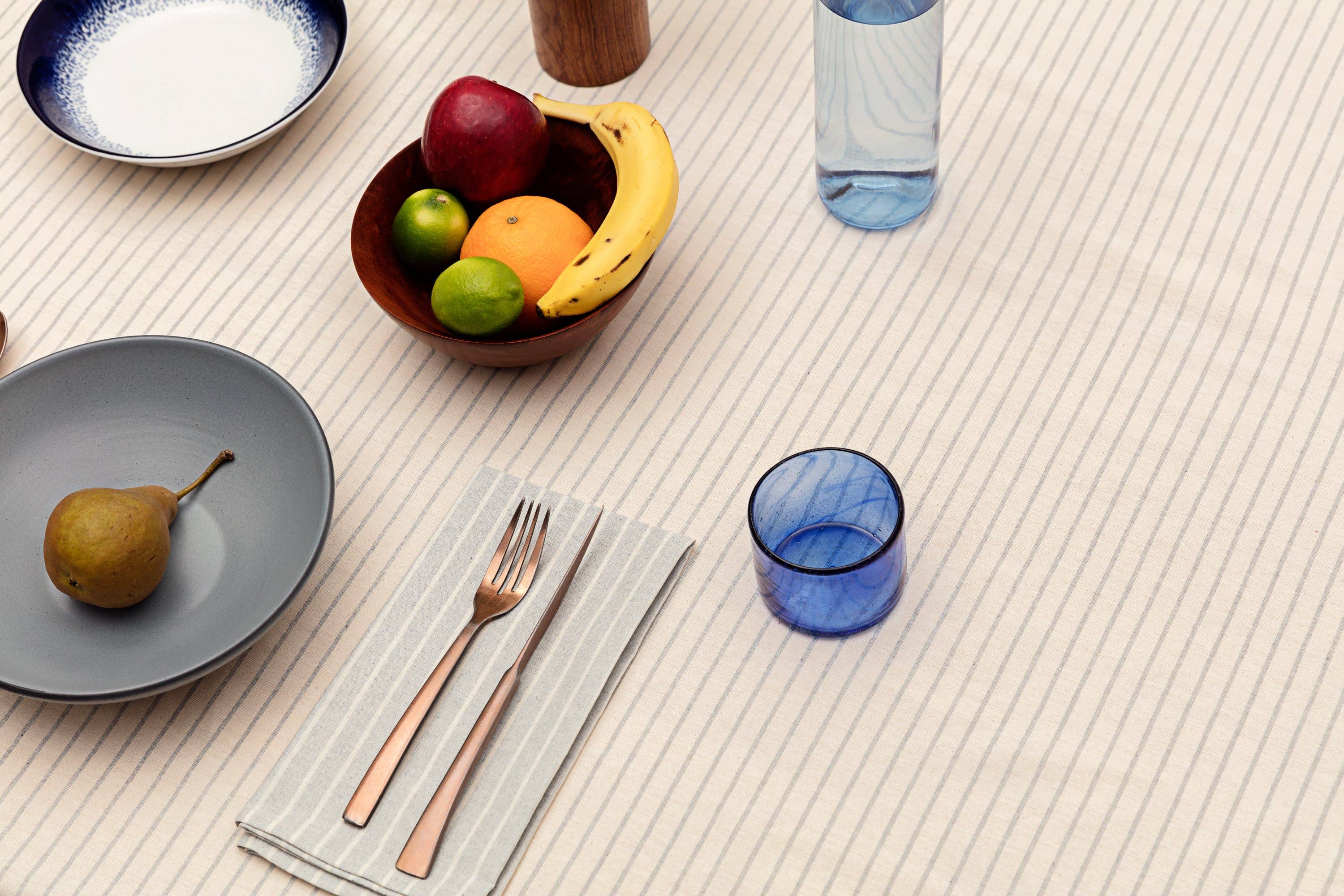 MEEMA – Engroshandel Dug – Naturlig Dug Moderne Striber – Genanvendt Bomuld, 3 Størrelser5