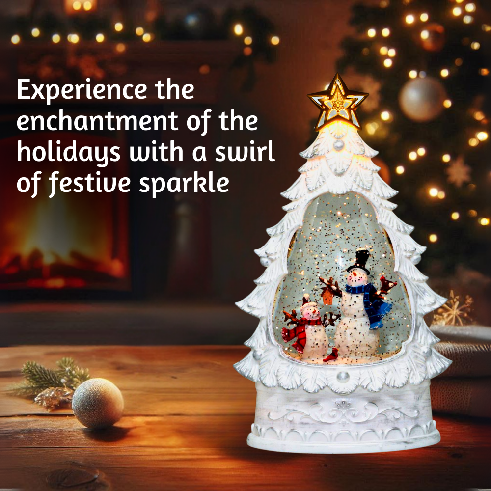 SINT - Wholesale Christmas Decoration - Christmas Musical Lighted Water Glitter Snow Globe Lamp3