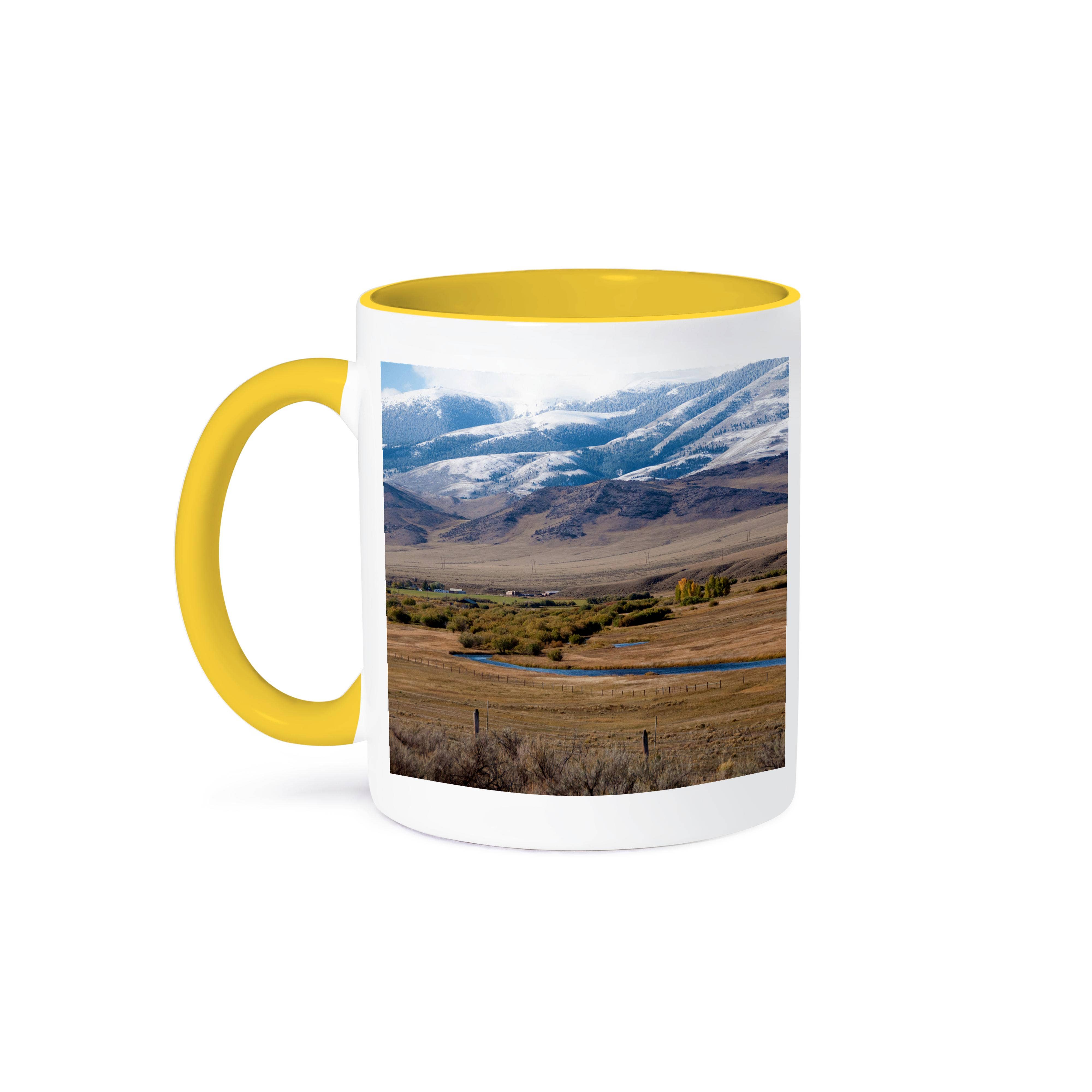 3dRose - Wholesale Coffee Mug - 3dRose, Some mountains in Ogden Utah with snow on top and a creek, Mug0