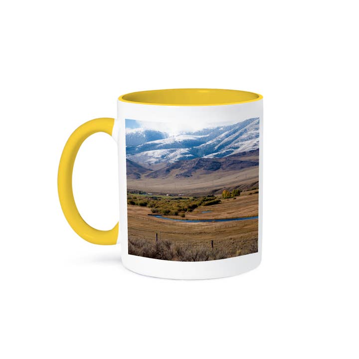 3dRose - Wholesale Coffee Mug - 3dRose, Some mountains in Ogden Utah with snow on top and a creek, Mug