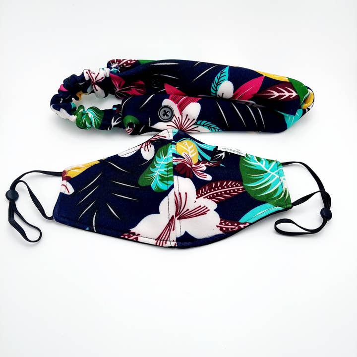 Women Headband & Face Mask (Turmask & Turban) (Zaizy) for wholesale by Ezolistic