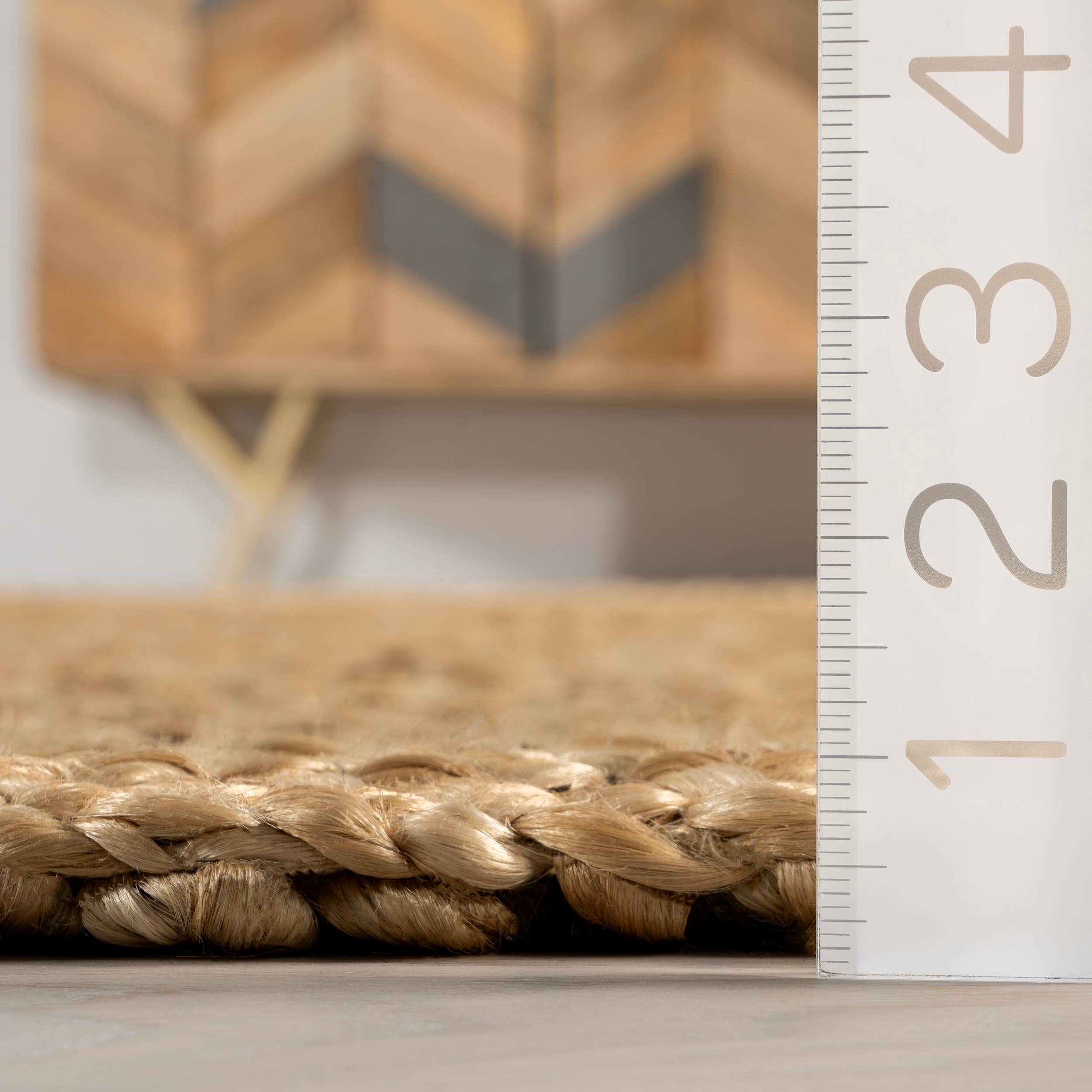 Natural Willow Bordered Jute Area Rug for wholesale on Faire3