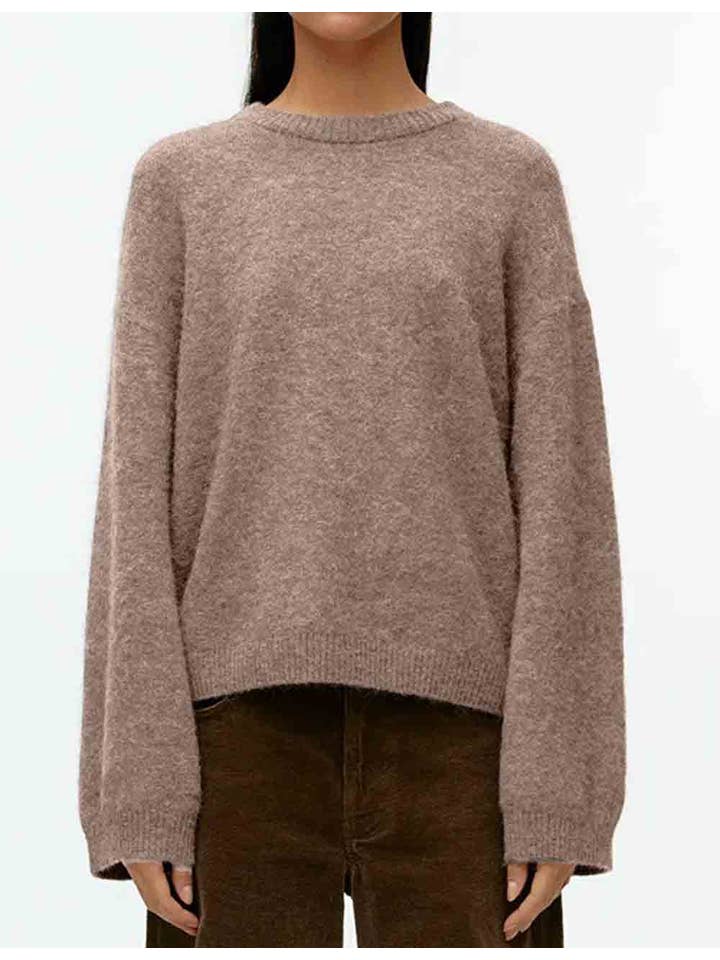 Sweetkama - Wholesale Knit Sweater - Women's - Ladies Round Neck Pullover Long Sleeves Sweater16