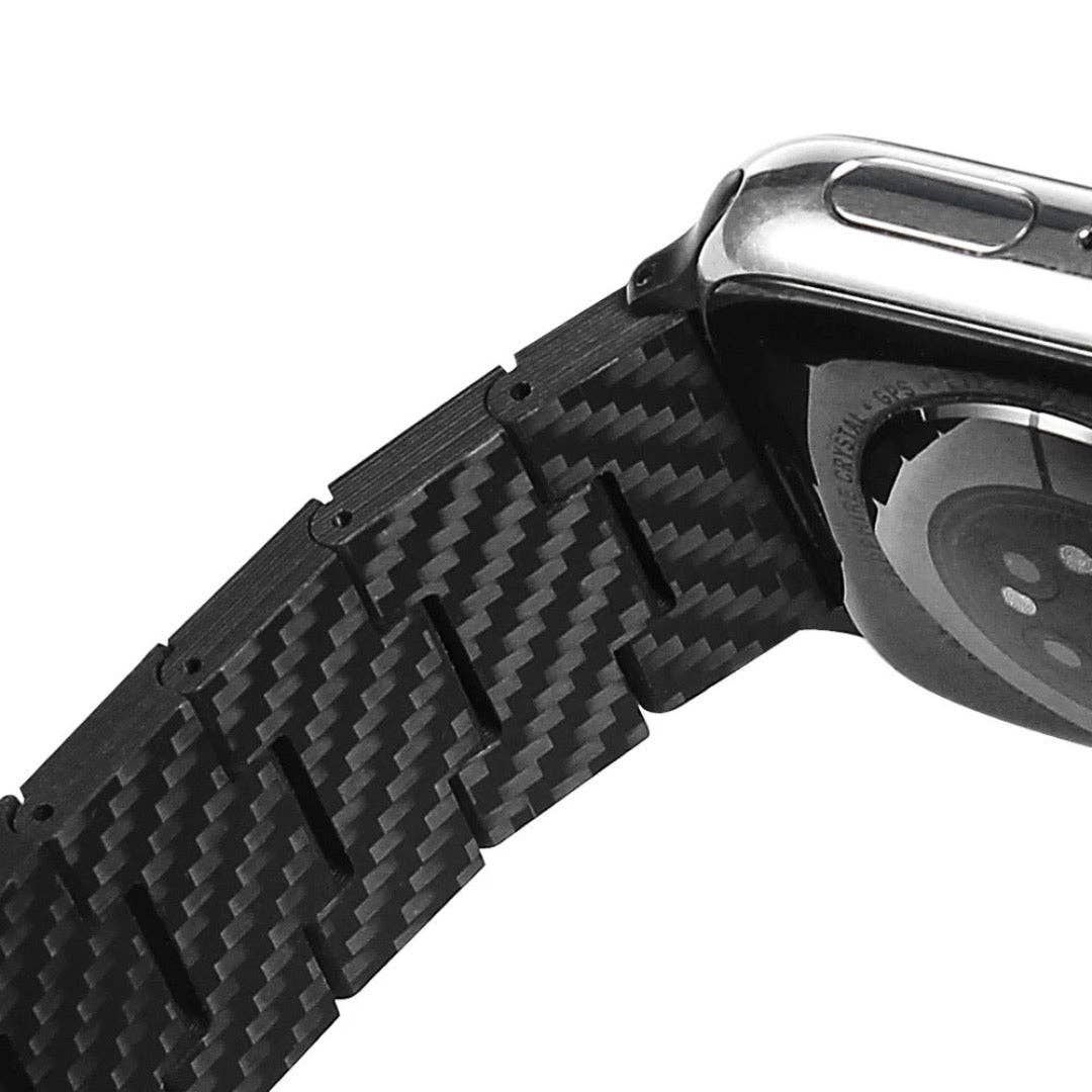 Carbon Deluxe - Vente Bracelet de montre – unisexe - Bracelet en carbone Carbon Deluxe pour Apple Watch2