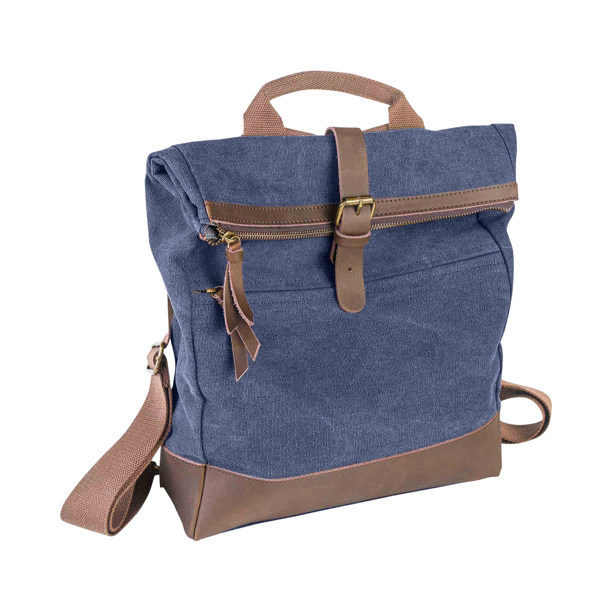 ZEDE PARIS - Vente Sac à dos – unisexe - ECOLE MILITAIRE - Sac à dos en toile et cuir25