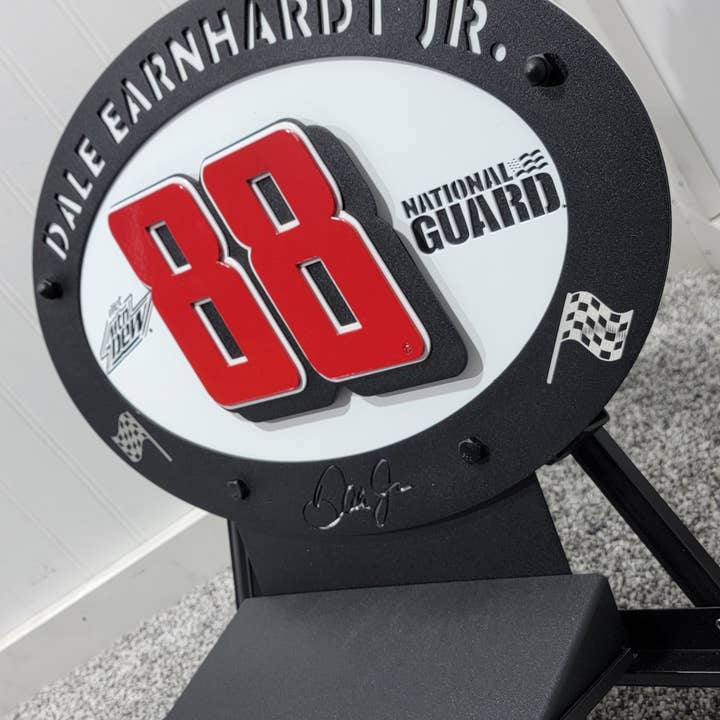 Premier Metal Art - Wholesale Sign - Dale Earnhardt Jr. #88 Oval 3D Premier Metal Diecast Display