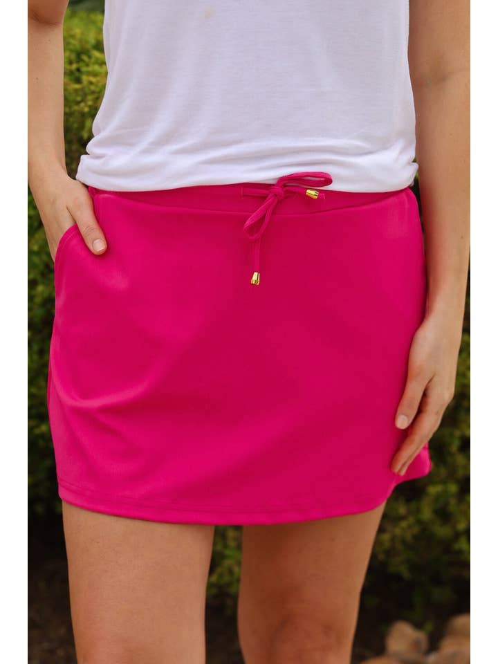 Pink Solid Raspberry Skort for wholesale on Faire