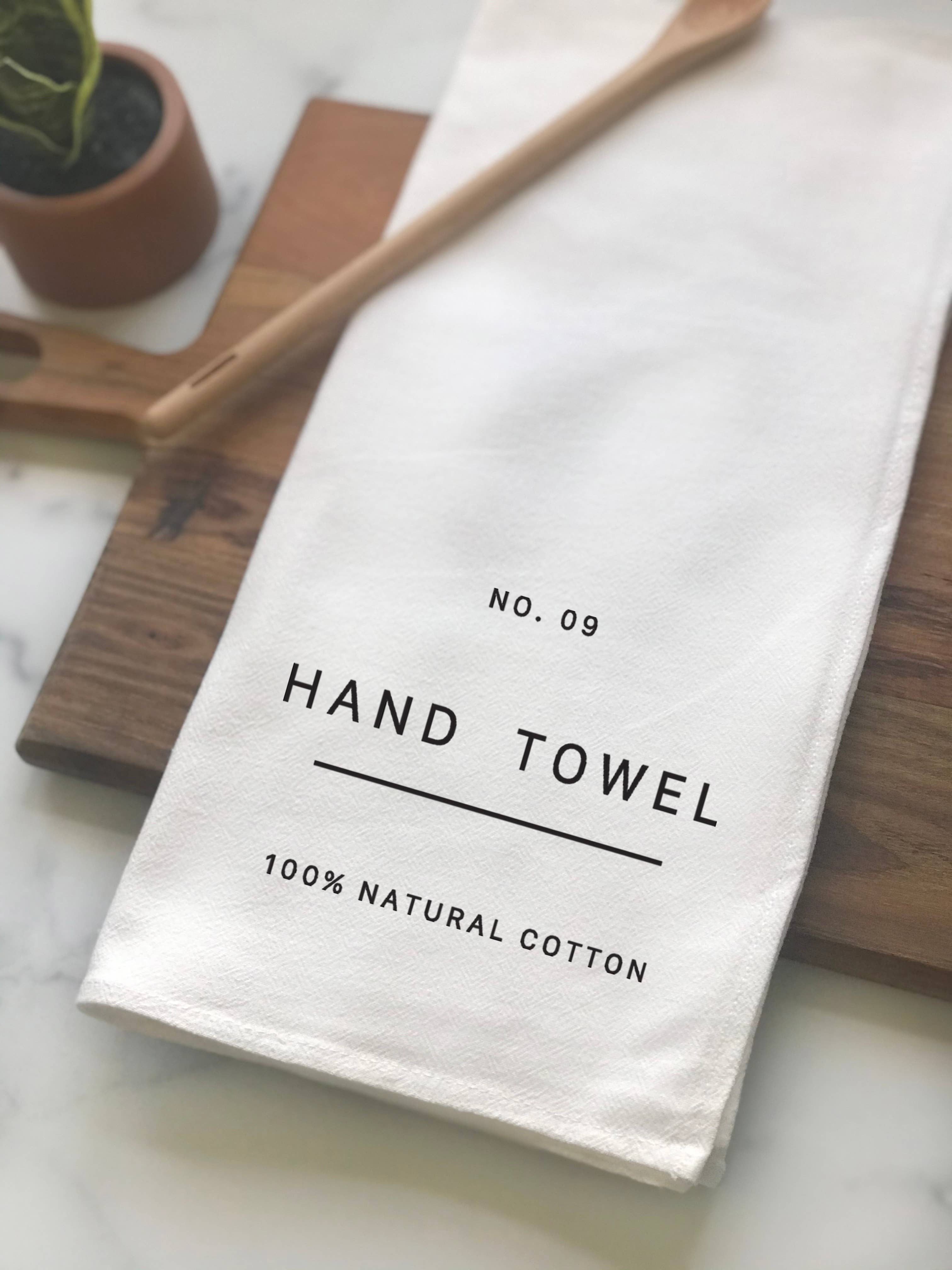 Perfect Day Print Co - Wholesale Tea Towel - Modern Tea Towel, Minimalist Black & White Hand Towel2