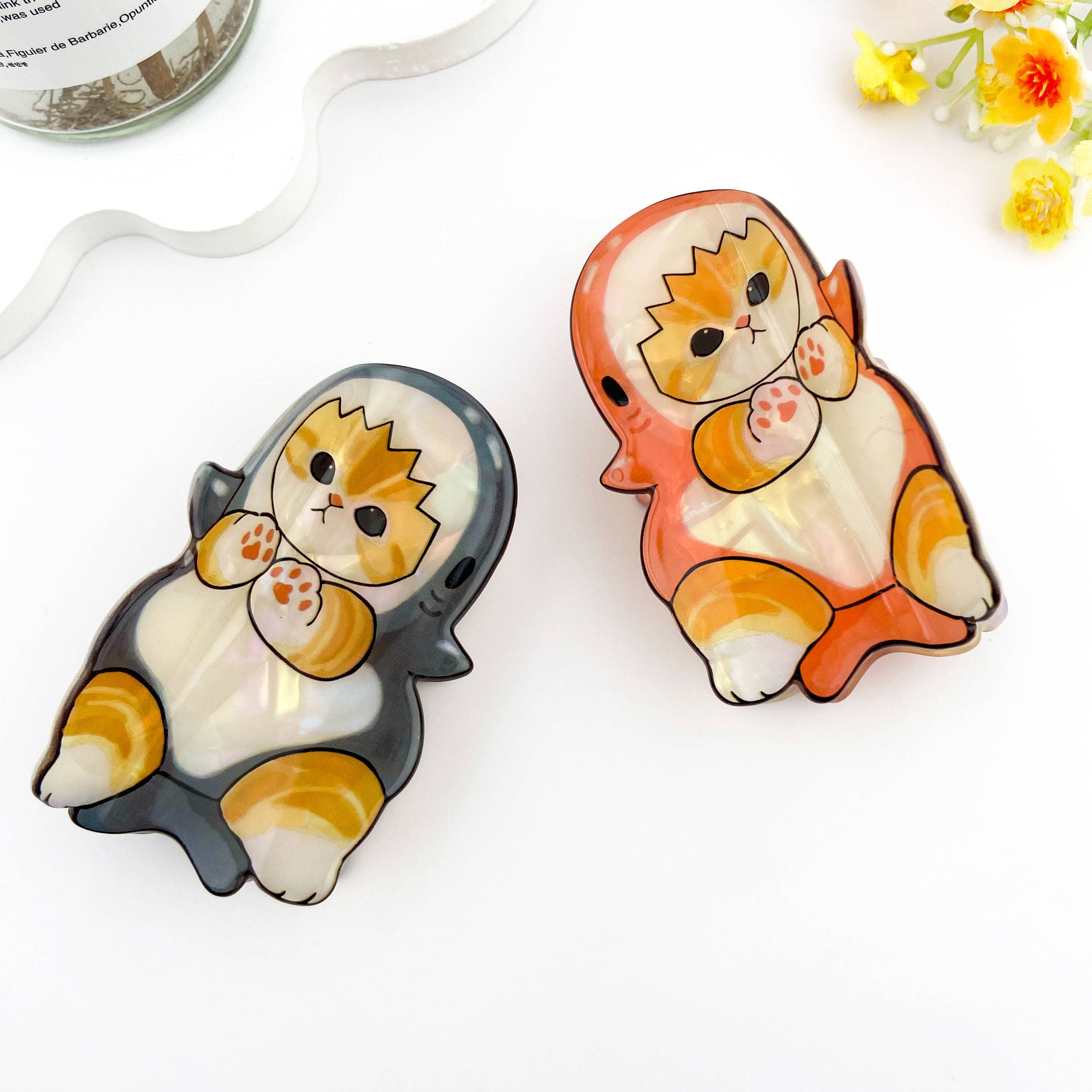 mildstyles - Wholesale Hair Clip - Women's - Adorable Shark Cat Acetate Hair Claw Clip – Fun & Quirky2