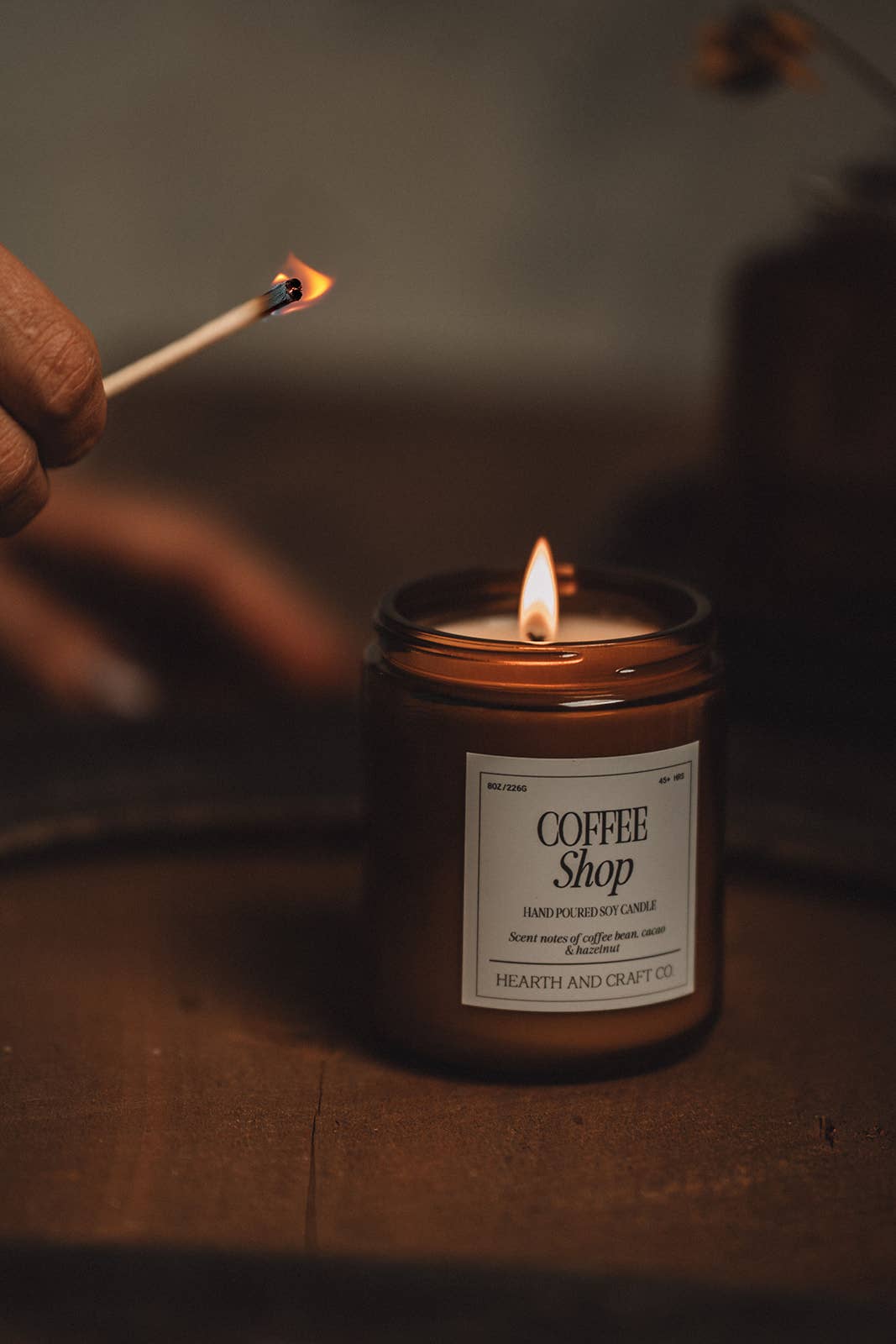 Hearth and Craft Candle Co. - Vente Bougie en bocal - CAFÉ15
