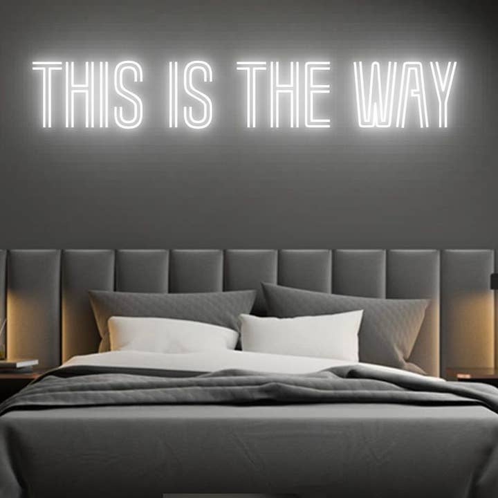 This is The Way Neon Sign for wholesale by Aoos Custom