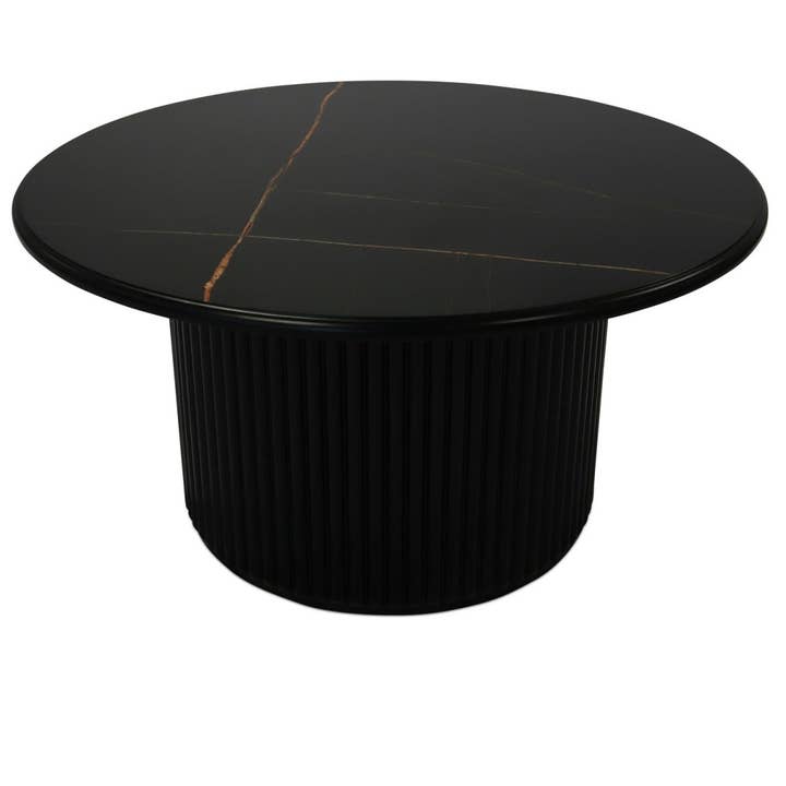 Table basse ronde Easy ø80x42 cm - Noir pour la vente par Furnhouse