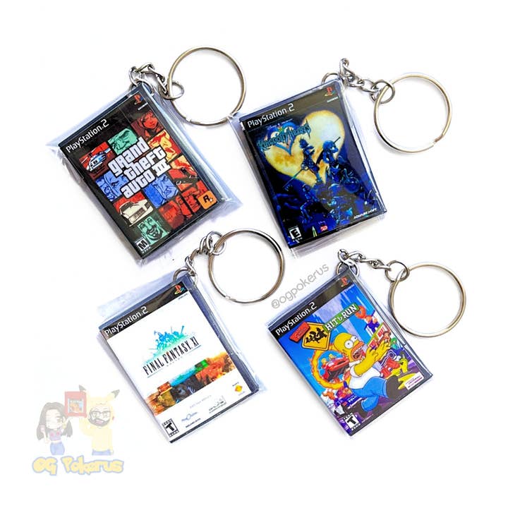 OGPokerus x Shop Me Senpai - Wholesale Keychain - Unisex - Video Game Keychain Nostalgia Novelty Handmade Keychains2