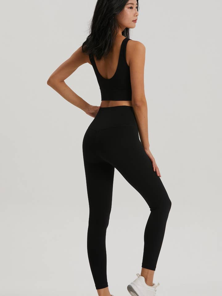 Oshun Lycra® 2 Piece Sports Bra and Leggings Activewear Set for wholesale by 91thelabel