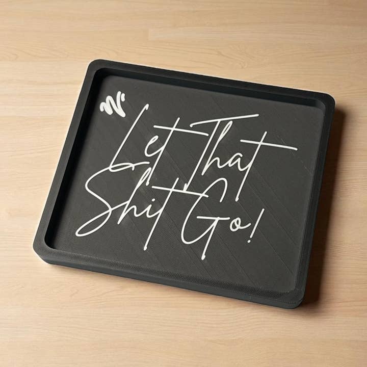 Let That Shit Go! | Trinket Tray for wholesale by Corksee