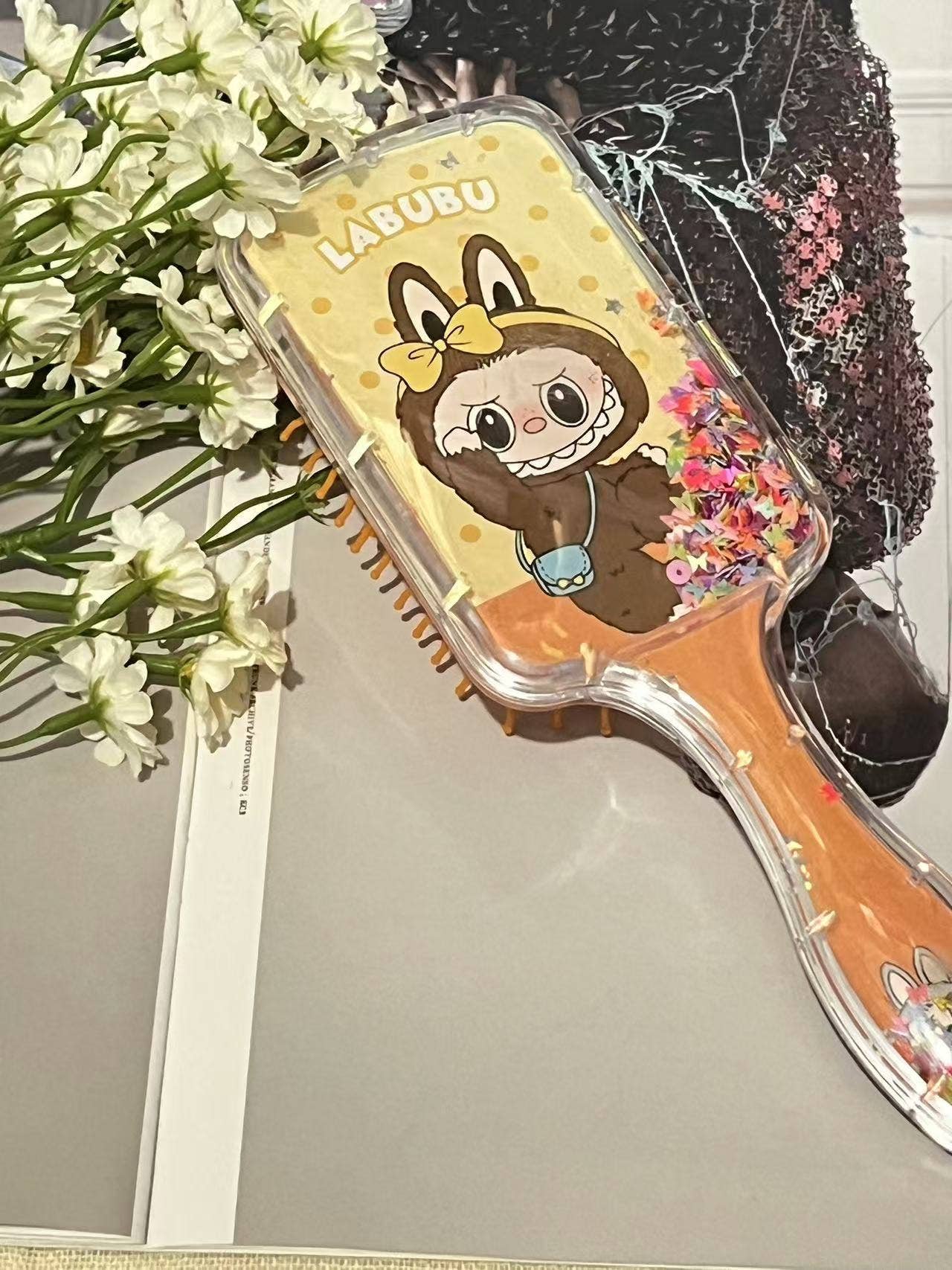 Auraquise - Wholesale Hair Brush/Comb - Kids & Baby - Girls Cushion  liquid sequins Hair Brush0