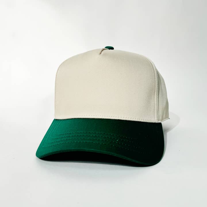 Hillside Threads Wholesale - Wholesale Baseball Cap - Women's - VINTAGE 3D Puff Cap- Embroidered Two Tone- Customize6