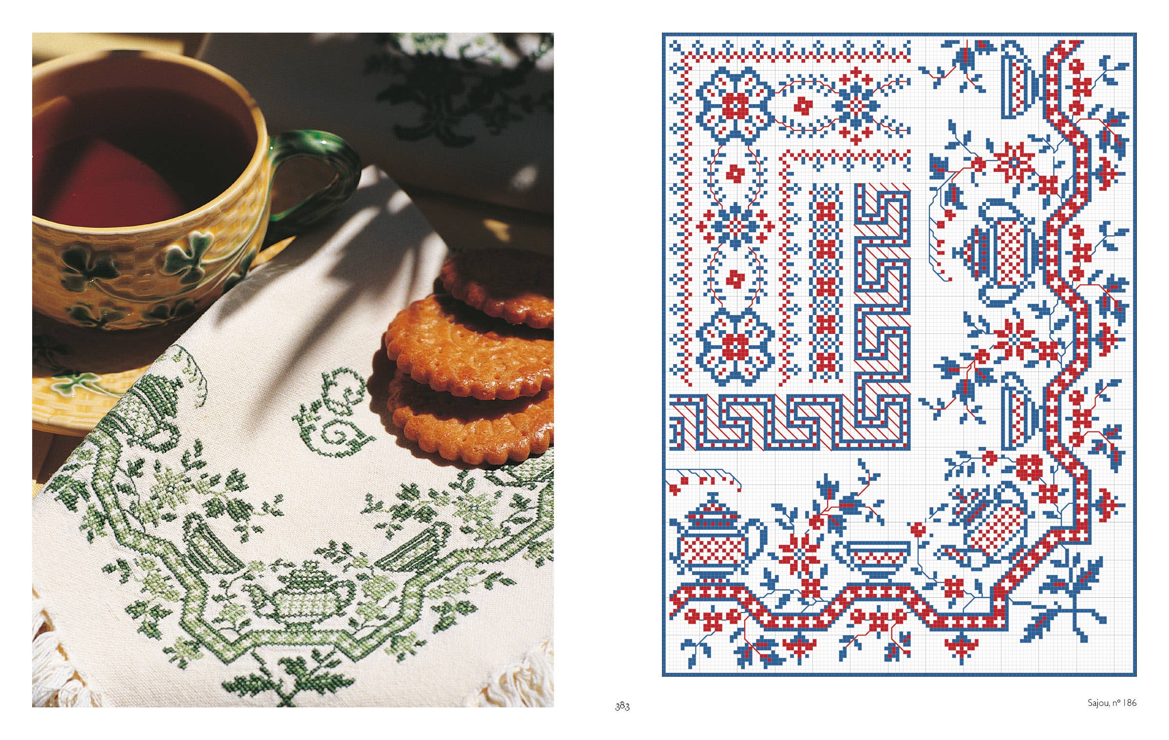 Schiffer Publishing – Livro de artesanato, passatempos e bricolage por atacado – Vintage French Needlework: 300 Padrões Autênticos em Ponto Cruz8