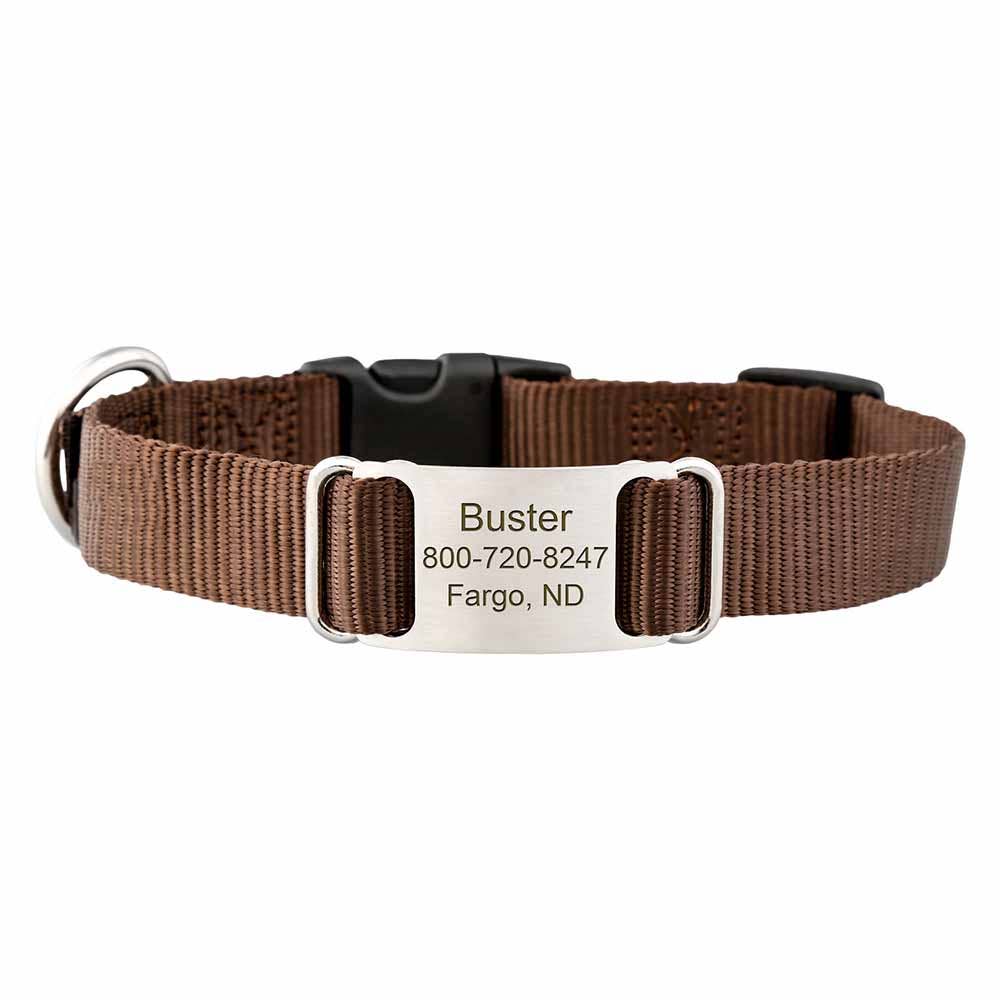 dogIDs - Wholesale Pet Collar - Dog - Personalized Nylon ScruffTag Collar2