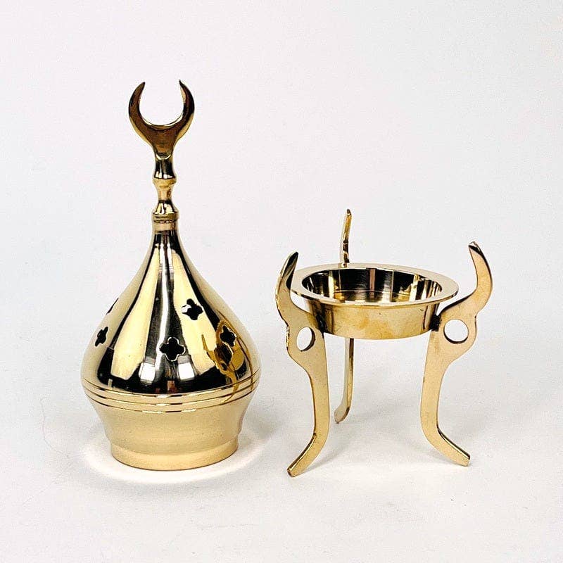 Rock Paradise - Wholesale Incense Holder - Brass Incense Burner - Cone or Resin Burner2